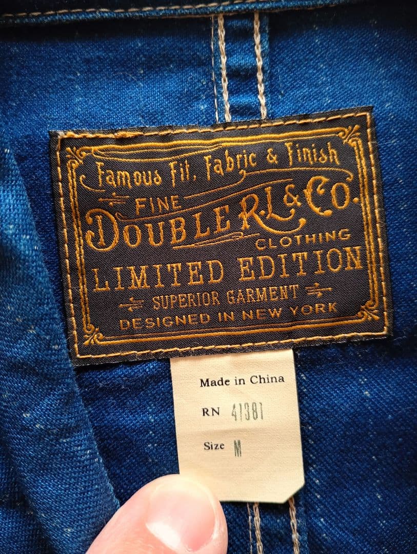 RRL リミテッド　ワバッシュ シャドーストライプ　コート　幻　ボルチモア