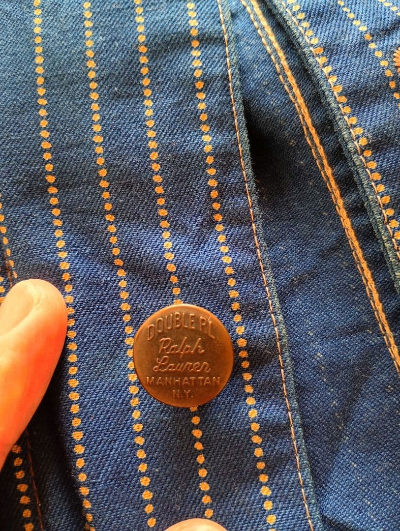 RRL リミテッド　ワバッシュ シャドーストライプ　コート　幻　ボルチモア