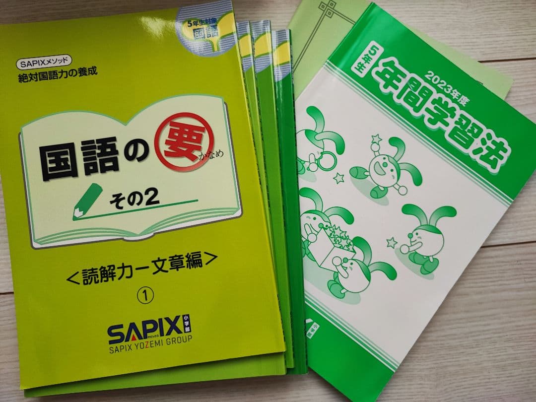 値下げ28日まで★SAPIX 5年生　1年間 全科目　テキスト　②