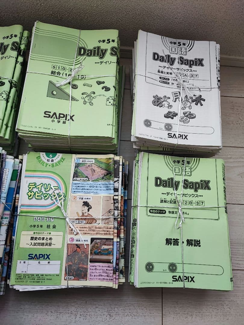 値下げ28日まで★SAPIX 5年生　1年間 全科目　テキスト　②