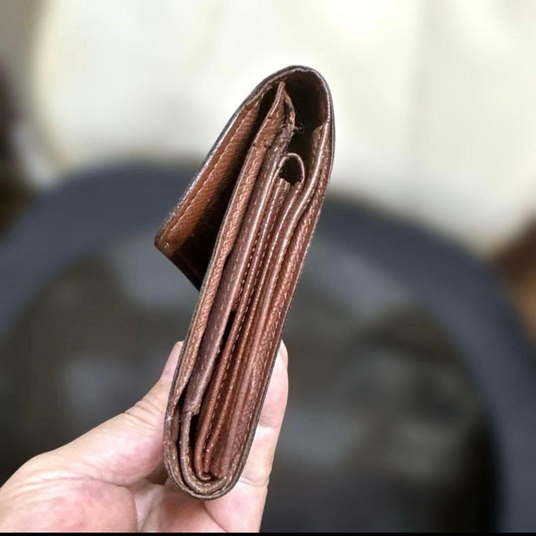 ⑤☆優良品/Ⓜ️サイズ♪ポルトトレゾールエテュイパピエ ☆三つ折り 財布