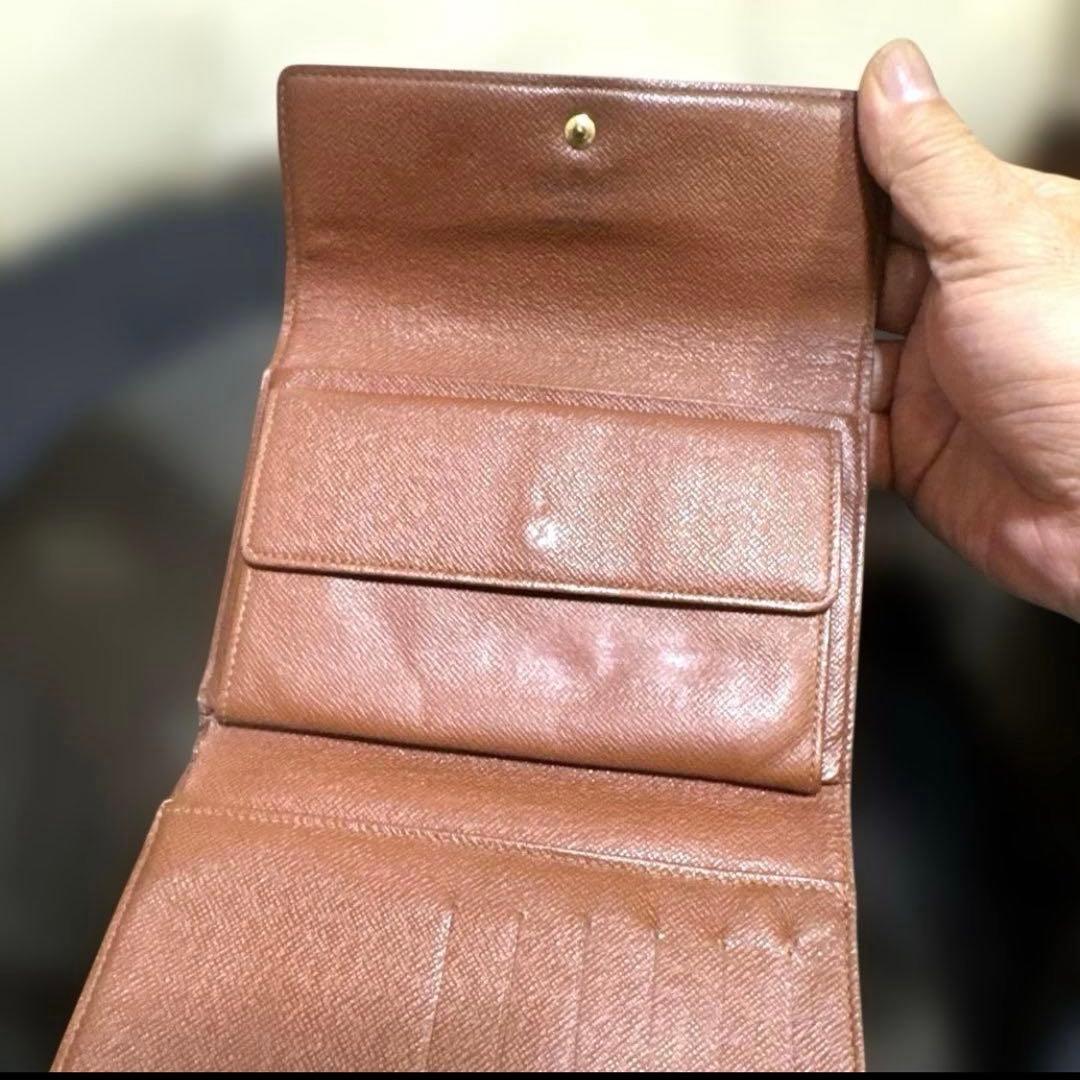 ⑤☆優良品/Ⓜ️サイズ♪ポルトトレゾールエテュイパピエ ☆三つ折り 財布