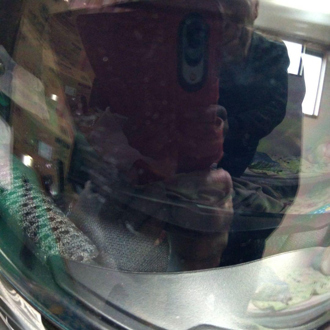 オージーケーカブト カムイ3JAGブラックブルー Sサイズ❰美品❱インカム付き