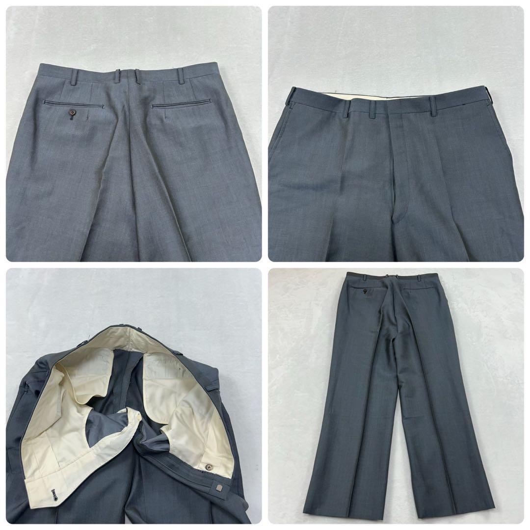 ヤ*コ様 I108 XL バーバリー モヘヤ混 シングル スーツ上下 メンズ