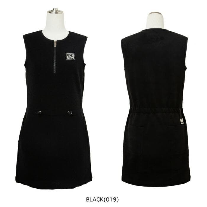 ★秋冬★新品★ダンスウィズドラゴン★ウール混ハーフジップワンピース★BK