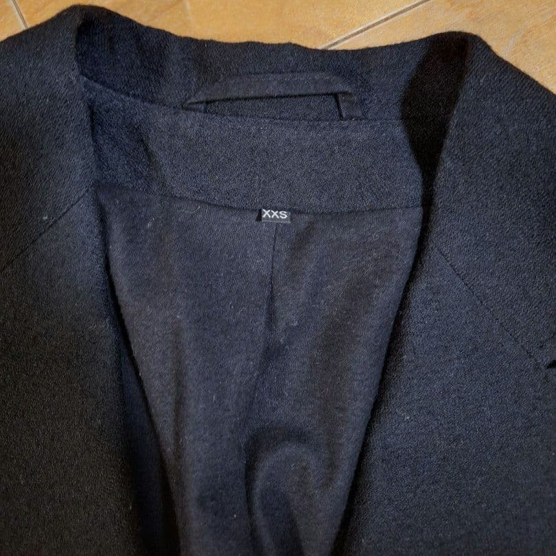 ANN DEMEULEMEESTER チェスターコート ウール 混紡 xxs