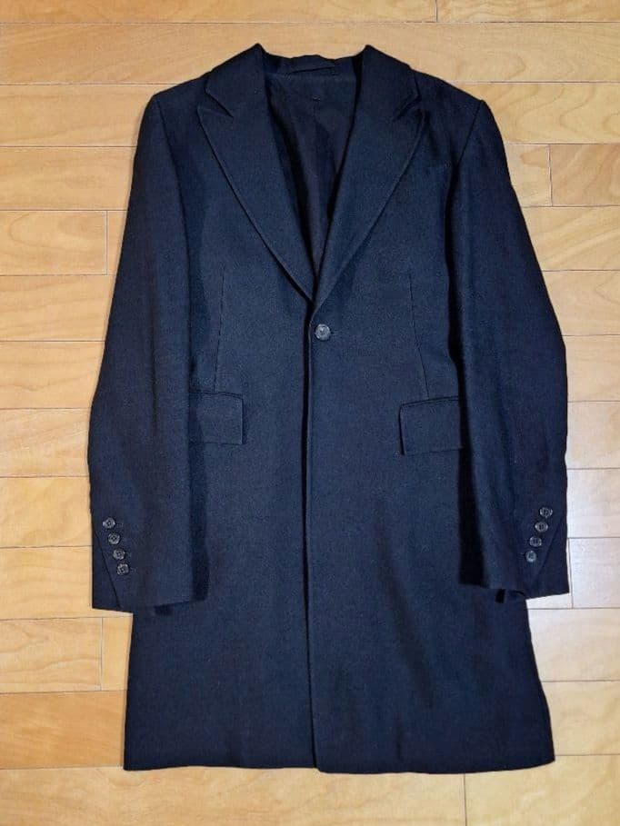 ANN DEMEULEMEESTER チェスターコート ウール 混紡 xxs