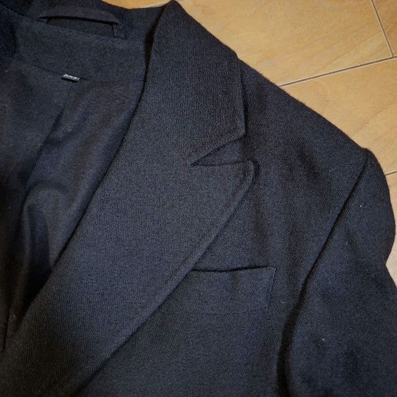 ANN DEMEULEMEESTER チェスターコート ウール 混紡 xxs