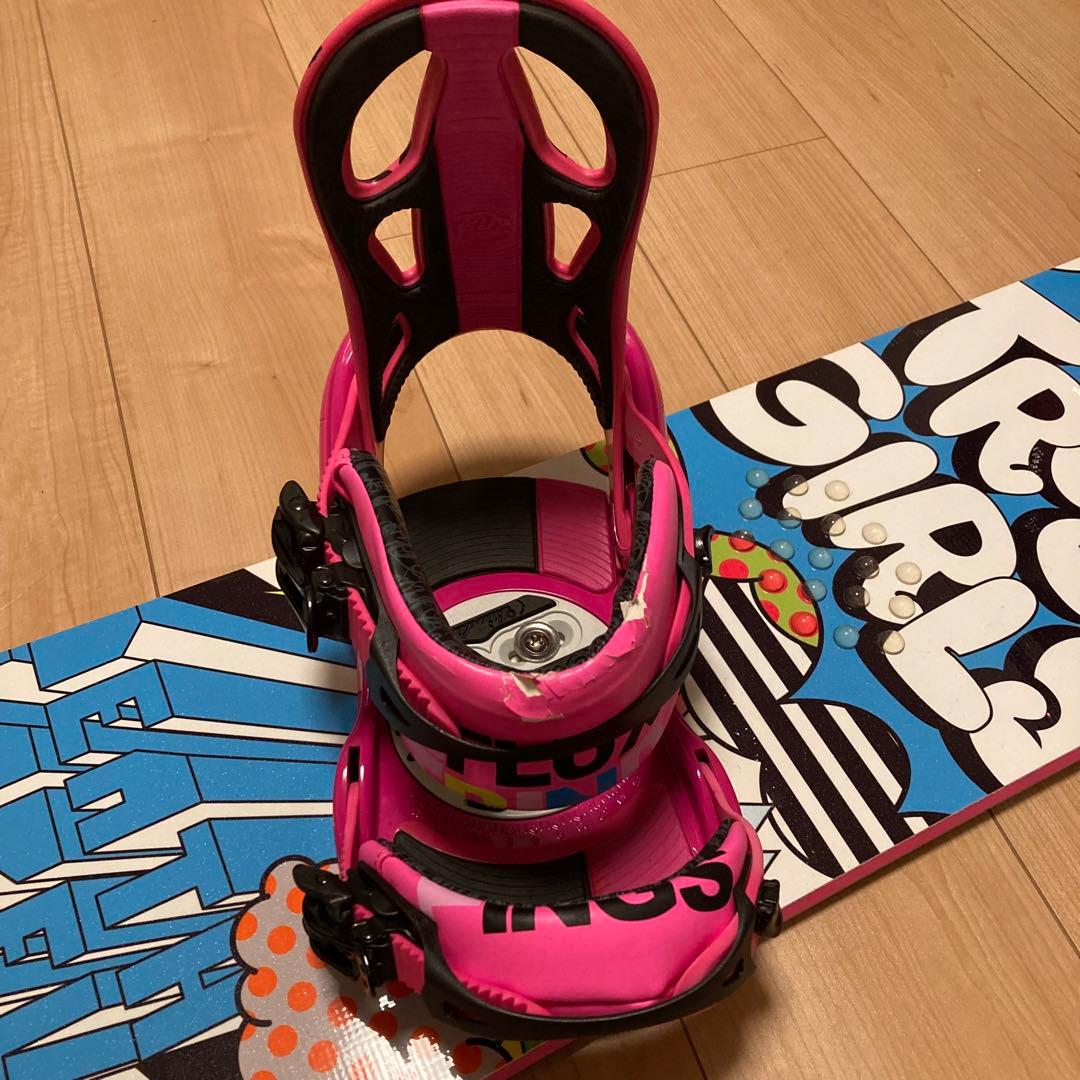 デスレーベル トラストガール LTD 148cm スノーボードセット FLUX