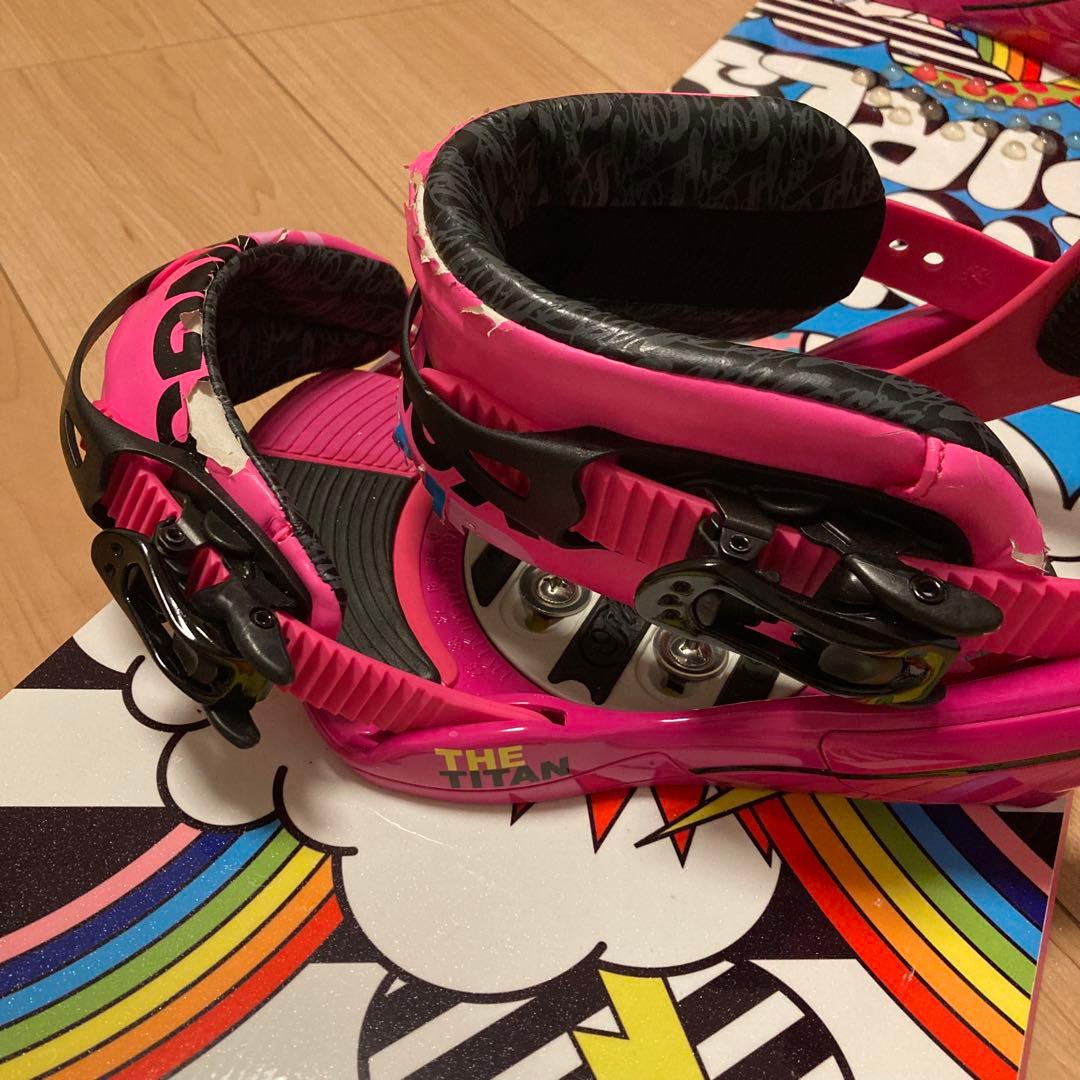 デスレーベル トラストガール LTD 148cm スノーボードセット FLUX