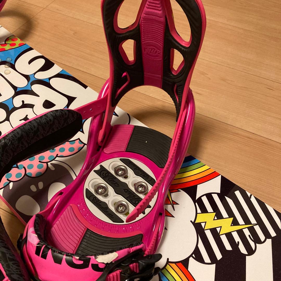 デスレーベル トラストガール LTD 148cm スノーボードセット FLUX