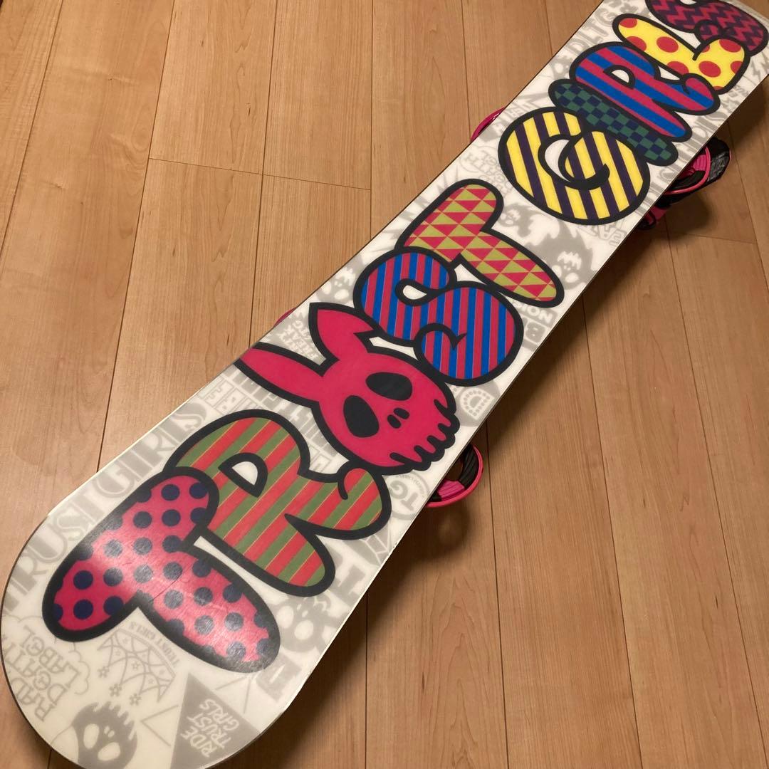 デスレーベル トラストガール LTD 148cm スノーボードセット FLUX