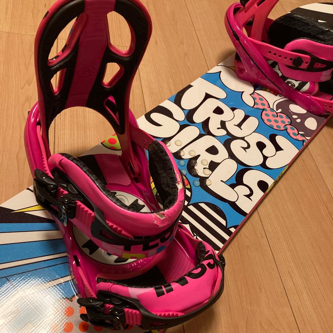 デスレーベル トラストガール LTD 148cm スノーボードセット FLUX
