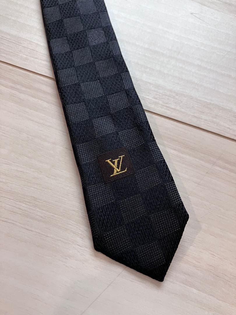LOUIS VUITTON ダミエ柄ネクタイ