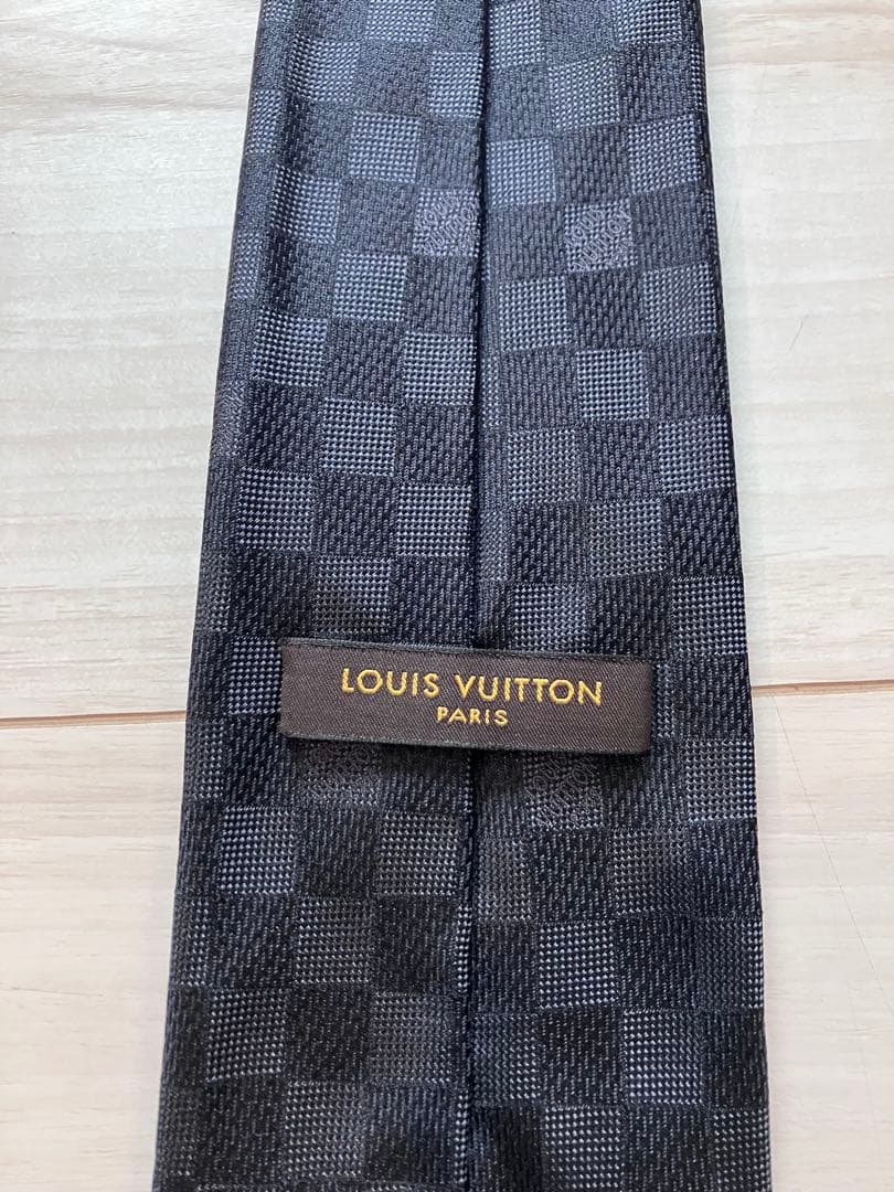 LOUIS VUITTON ダミエ柄ネクタイ