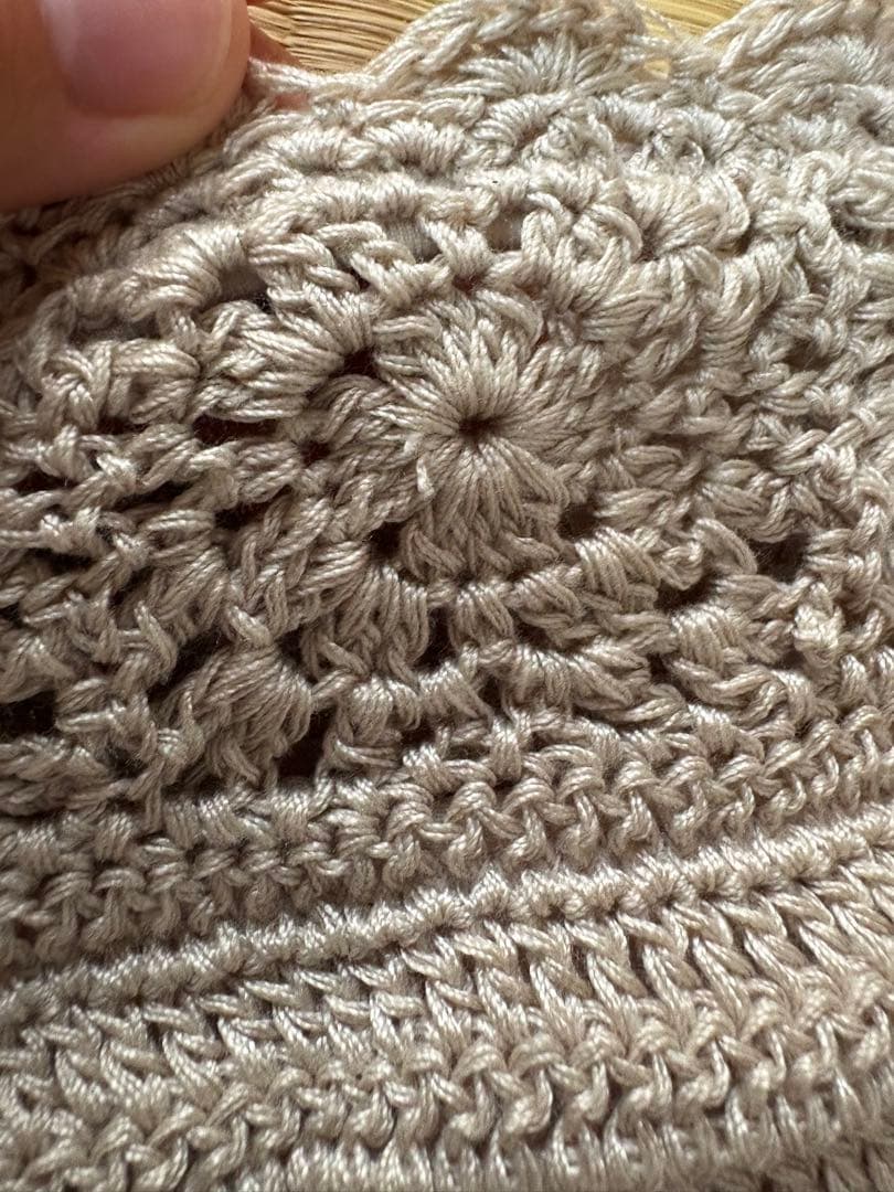 rienda Many way オフショルクロシェバンドゥ ビキニ　ベージュ　S