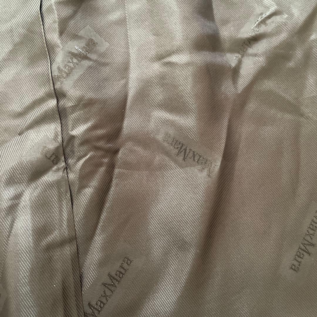 【大きいサイズ】マッスマーラ ウール コート サイズ44 XXL 黒