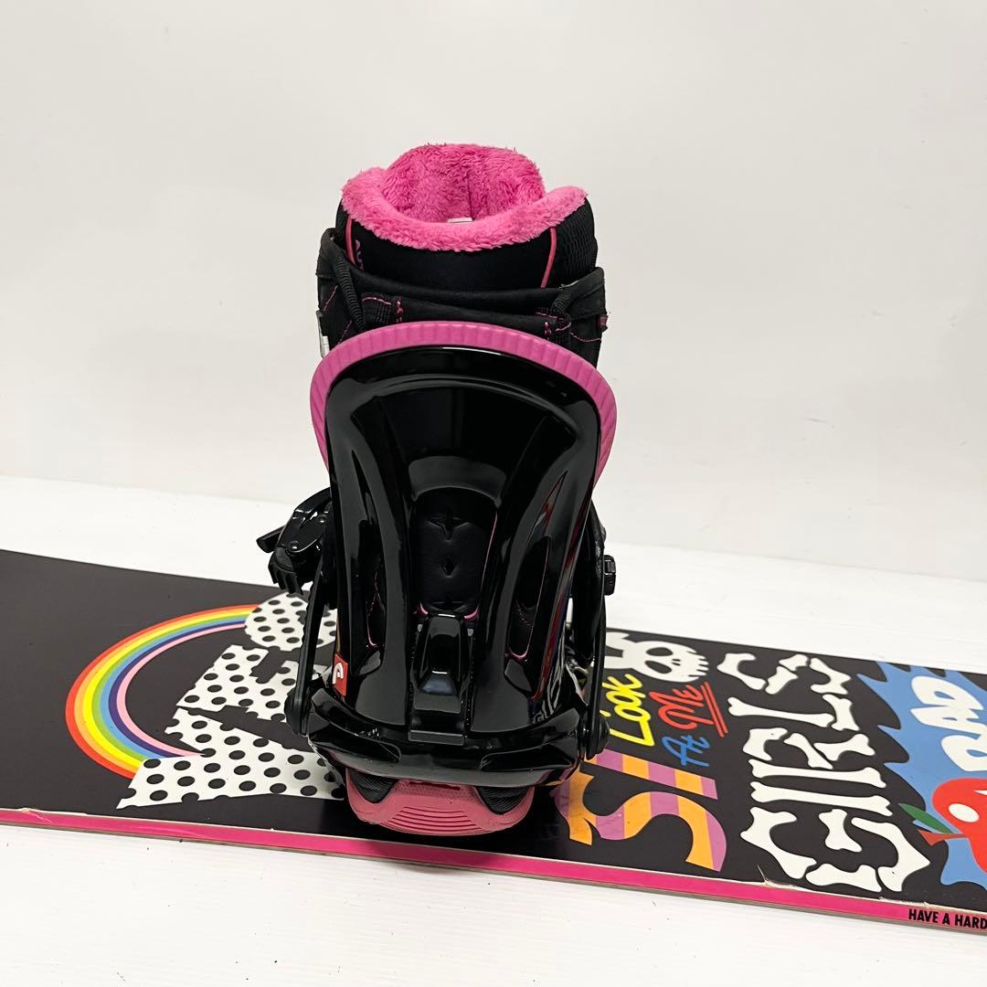 板のみ　レディース　DEATH LAVEL スノーボード　head スノボセット