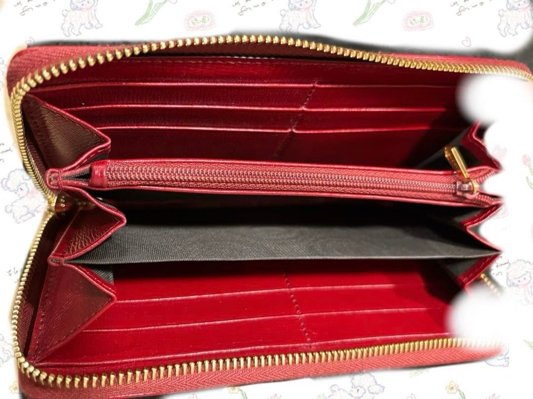 【GUCCI】長財布　マリーナレッド