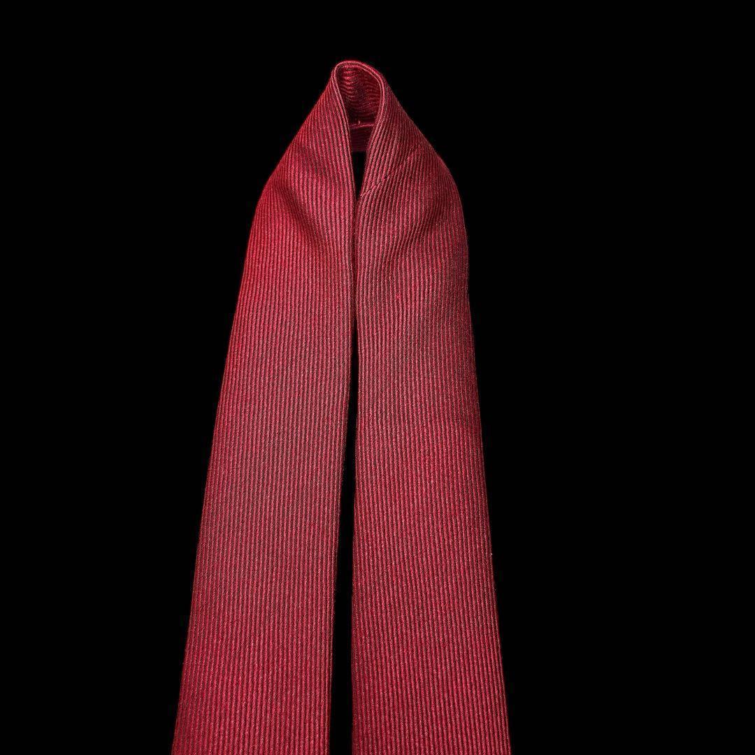 GUCCI クジラ刺繍 ナロータイ レッド 7cm パーティ GG 蜂