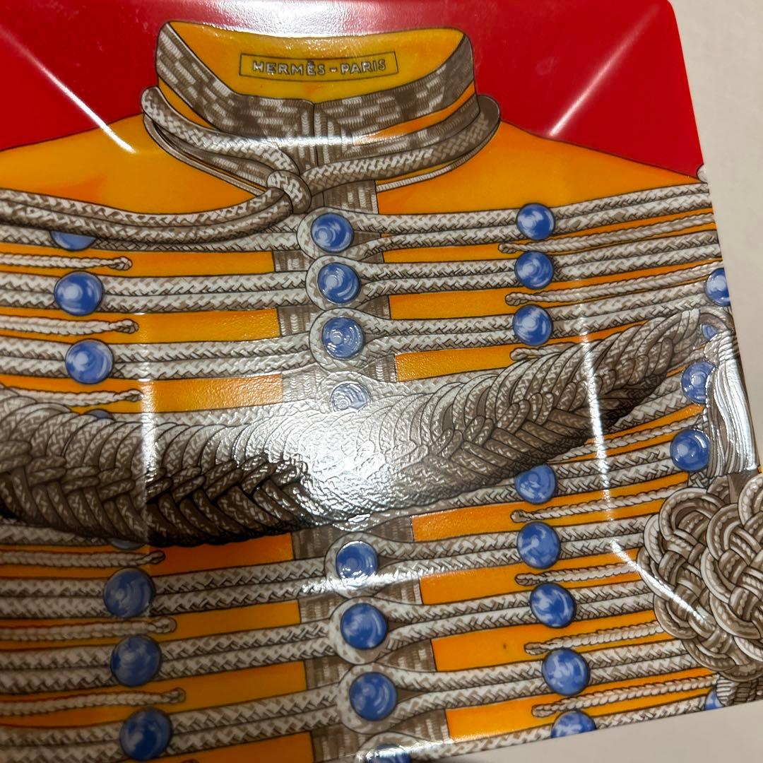 エルメス　ブランデンブルク　スクエアプレート　デザートプレート　プチトレイ