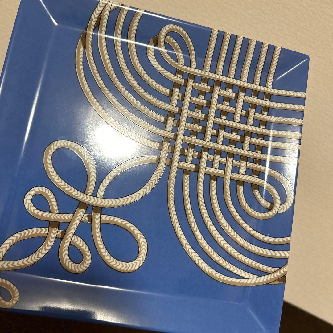 エルメス　ブランデンブルク　スクエアプレート　デザートプレート　プチトレイ