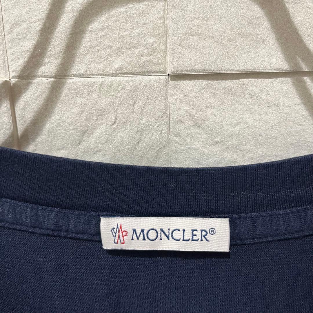 【美品/XL!!】モンクレール　tシャツ ナイロンポケット　オーバーサイズ