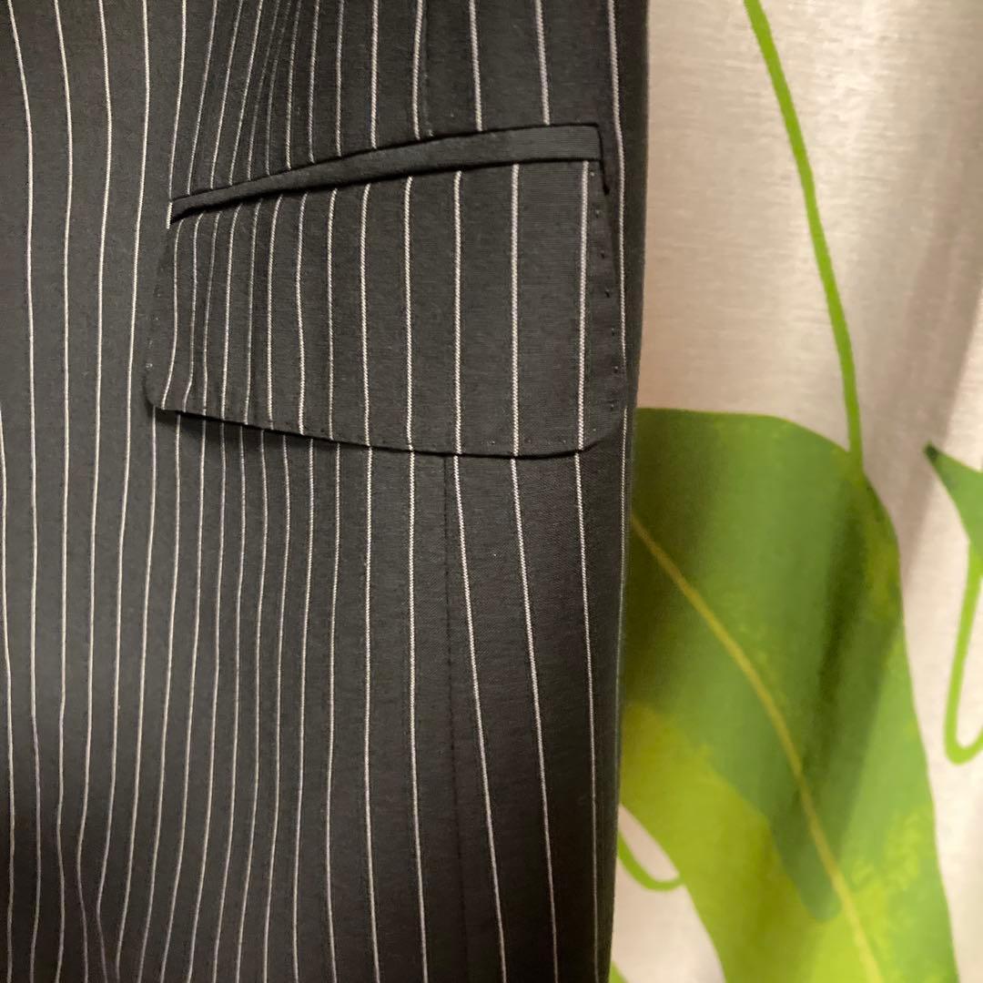 【古着】GUCCI　ストライプ　テーラード３釦 スーツ 【SIZE:52】