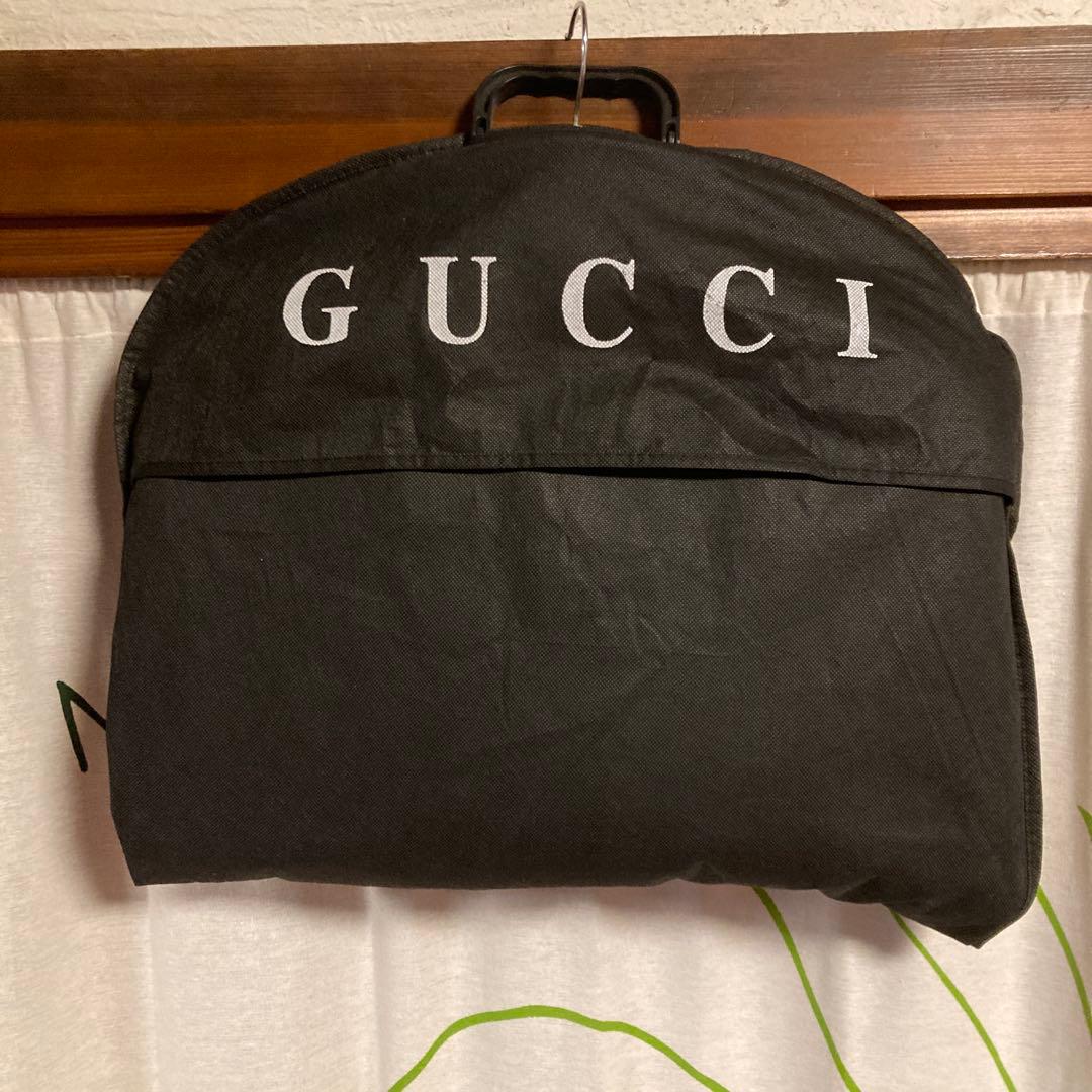【古着】GUCCI　ストライプ　テーラード３釦 スーツ 【SIZE:52】