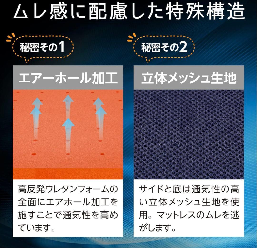 nishikawa エニーマットマットレス シングル ブルー J×2