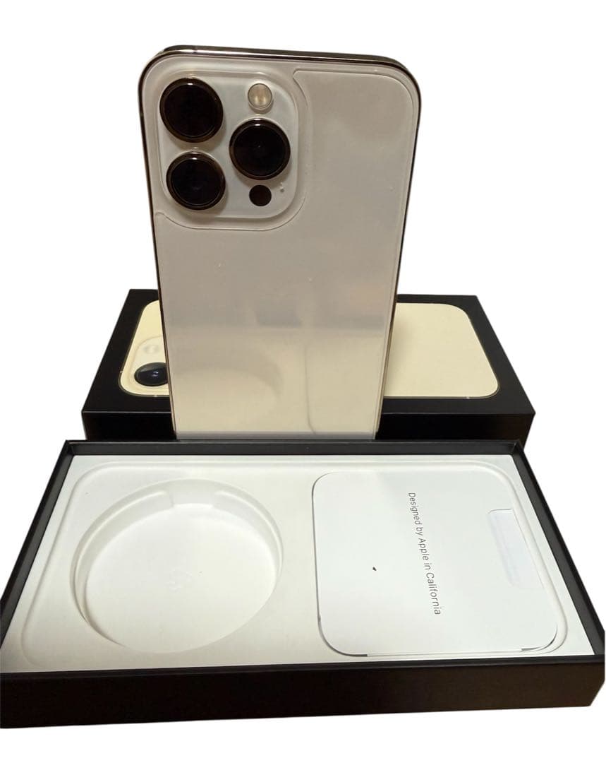 iPhone13pro 512GB ゴールド　バッテリー85% 元箱あり