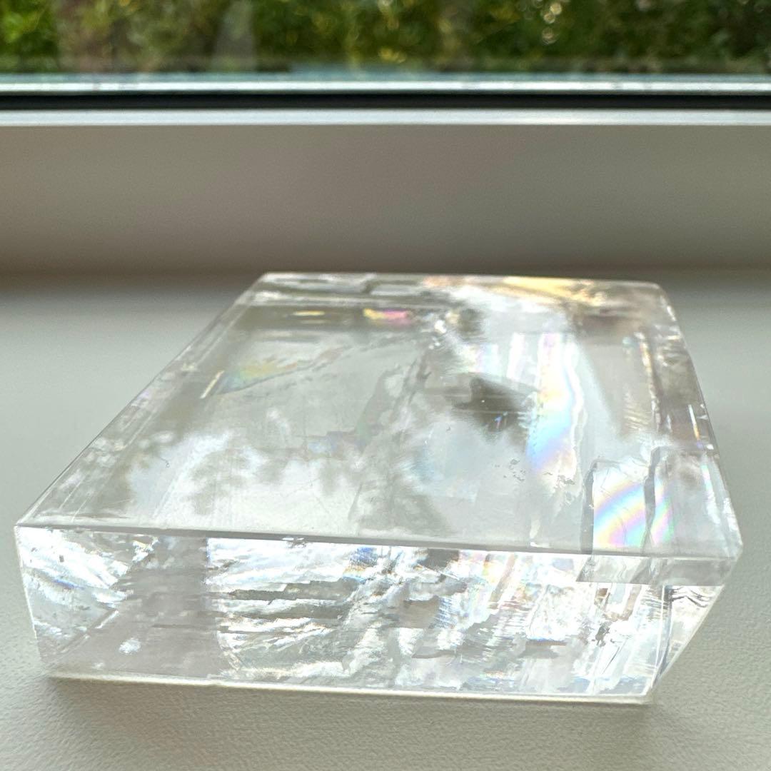 カルサイト　高品質　虹　プリズム　プリズムレインボーカルサイト