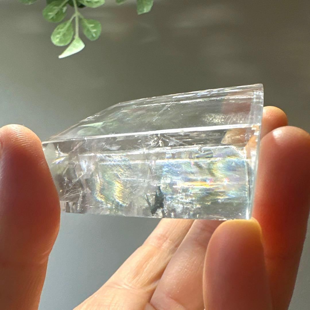 カルサイト　高品質　虹　プリズム　プリズムレインボーカルサイト