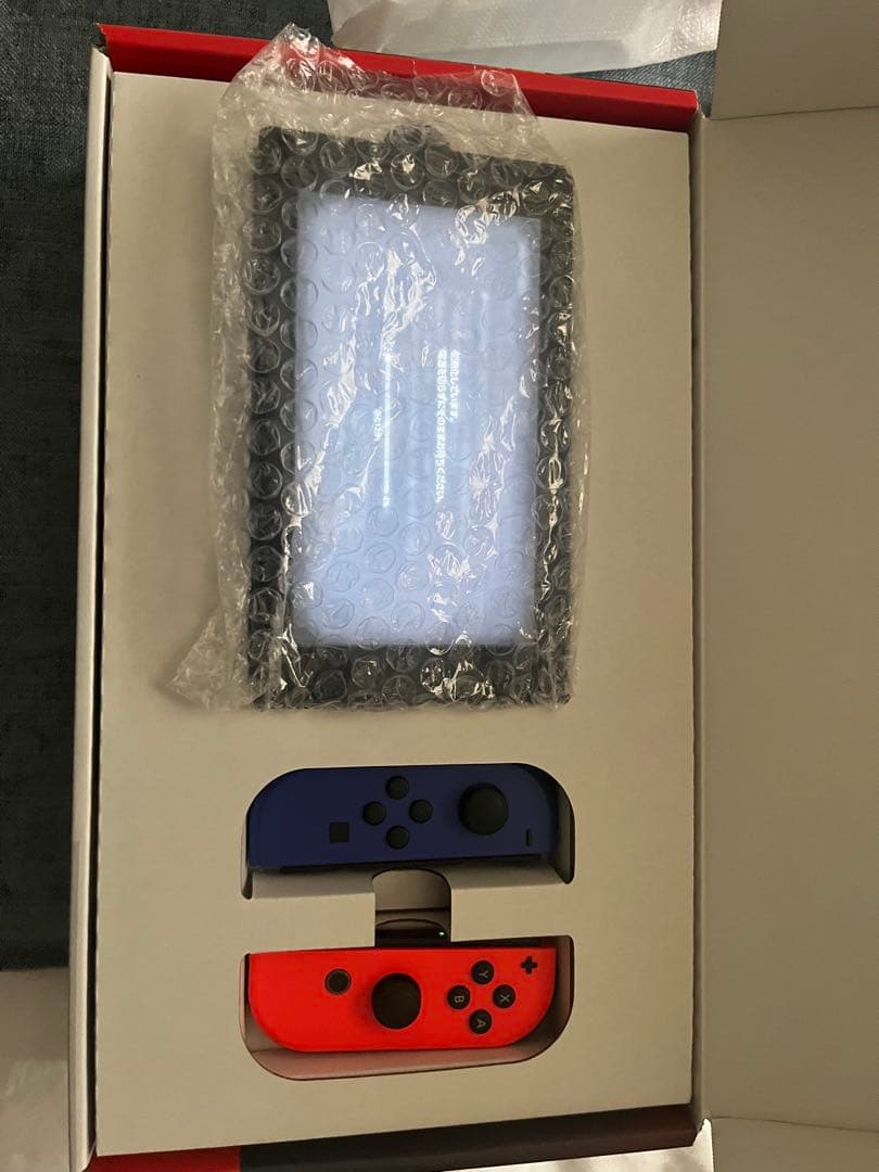 付属品完備/美品/Nintendo Switch 赤/青 本体　sdカード付