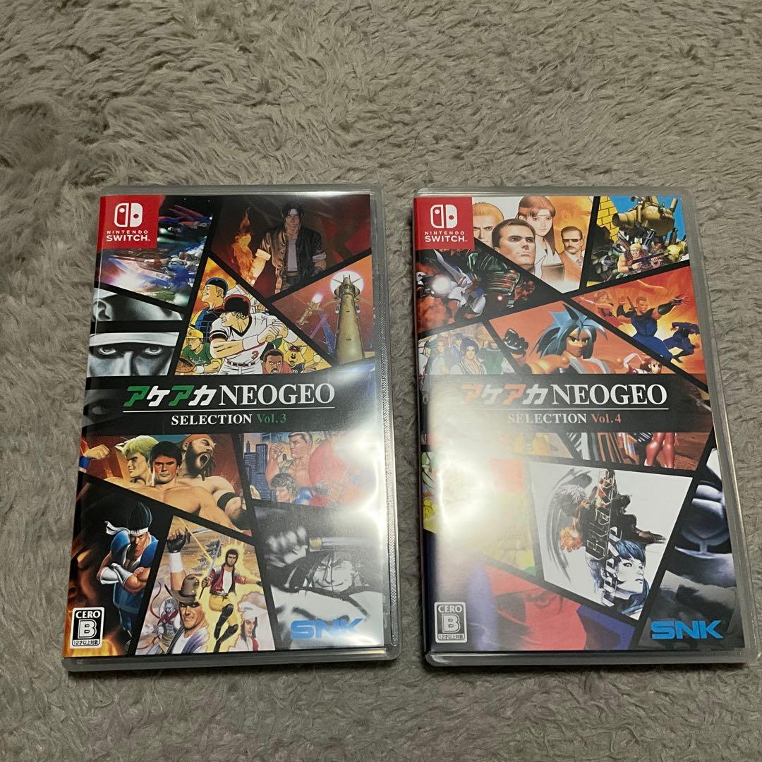 Switch アケアカ NEOGEO セレクション Vol.3&4