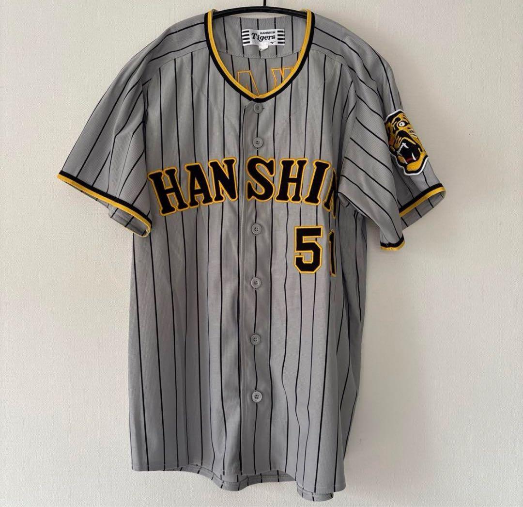 阪神タイガース　ビジターユニフォーム 中野拓夢選手 Mサイズ