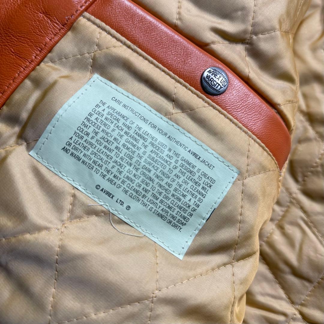 激レア　AVIREX 90s Racing レザージャケット 3XL