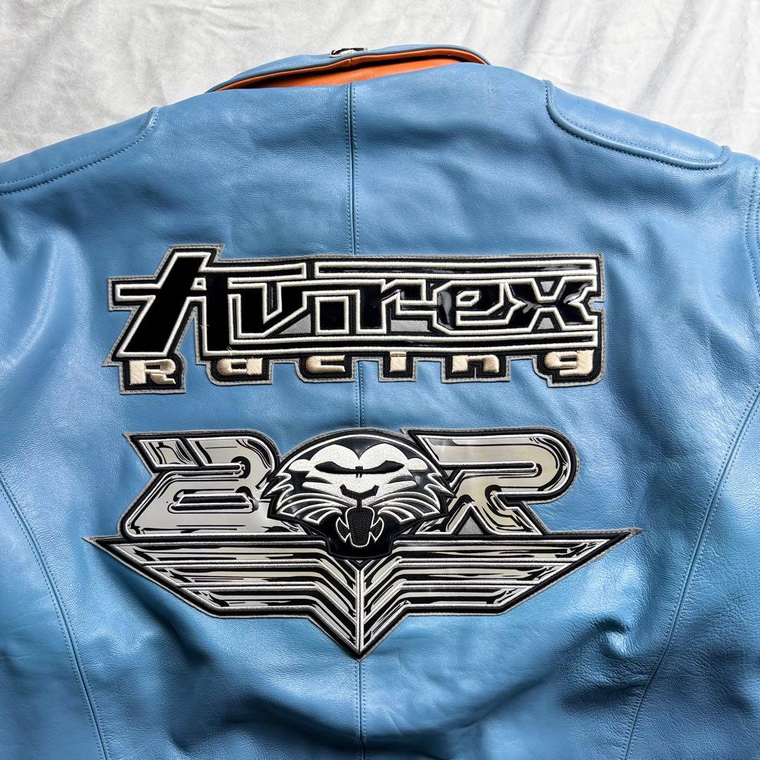 激レア　AVIREX 90s Racing レザージャケット 3XL