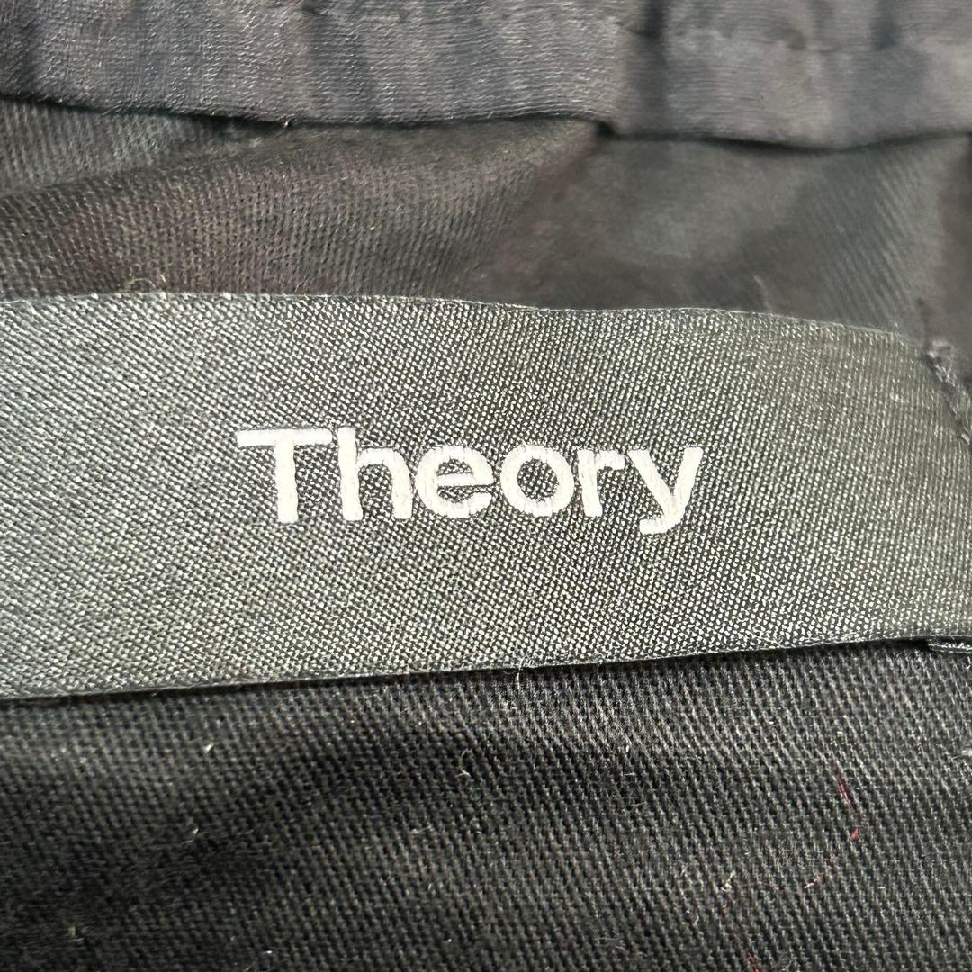 m6433【セオリー KELSO 21AW】シアサッカー ストレッチ 洗濯可 黒