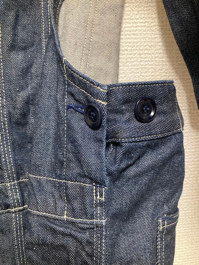 45r デニムのジャンパースカート