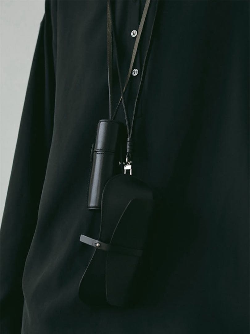 【新品未使用】ETRE TOKYO タンドレザーリップケース ブラック