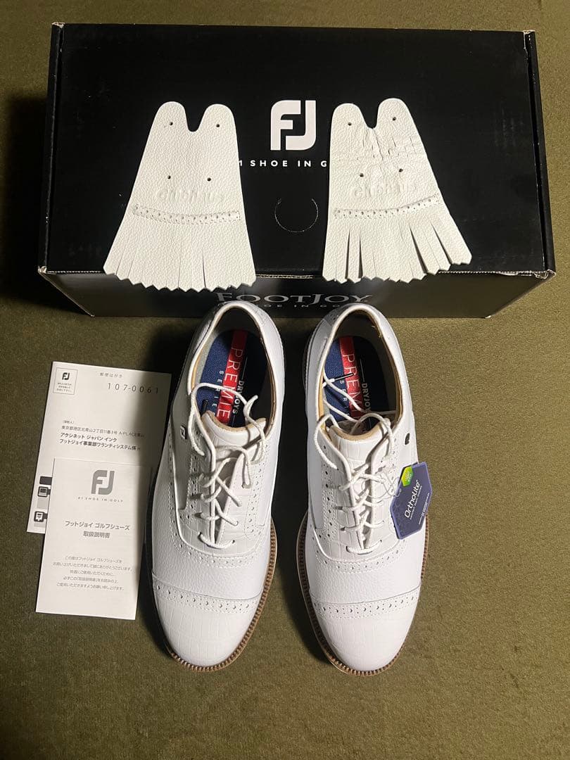 シューズ(男性用) FOOTJOY DRYJOYS PREMIERE TARLOW 26.5cm