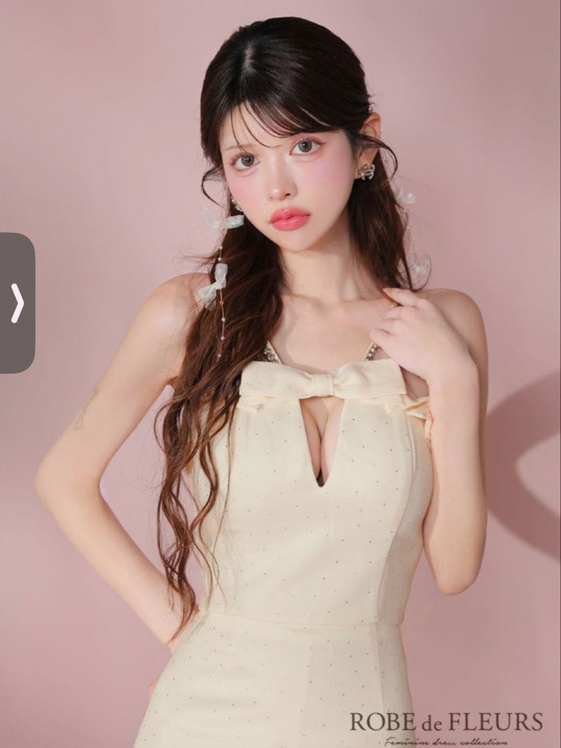 ROBE de FLEURS ローブドフルール アイボリー