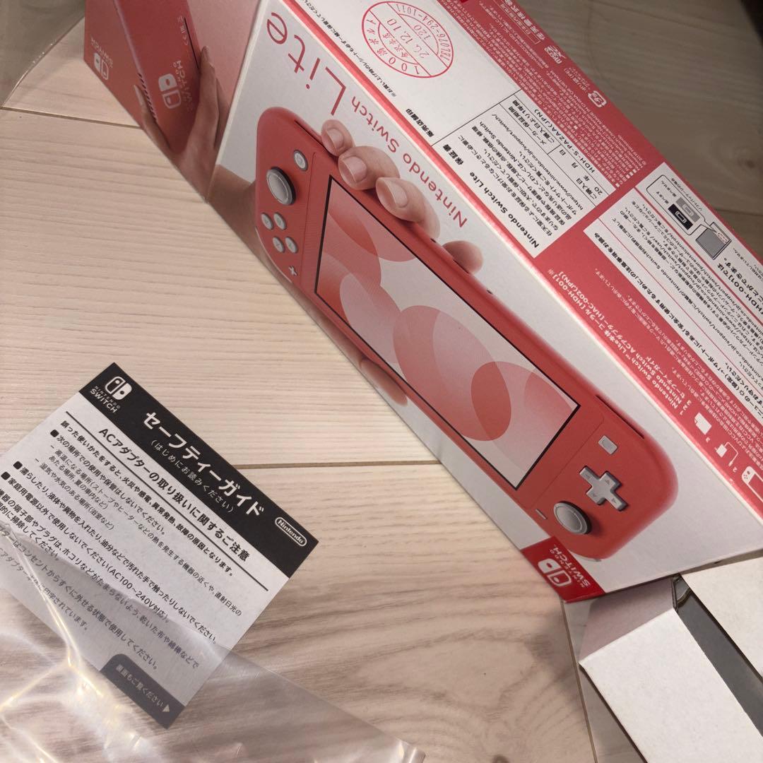 Nintendo Switch lite ピンク 箱付き