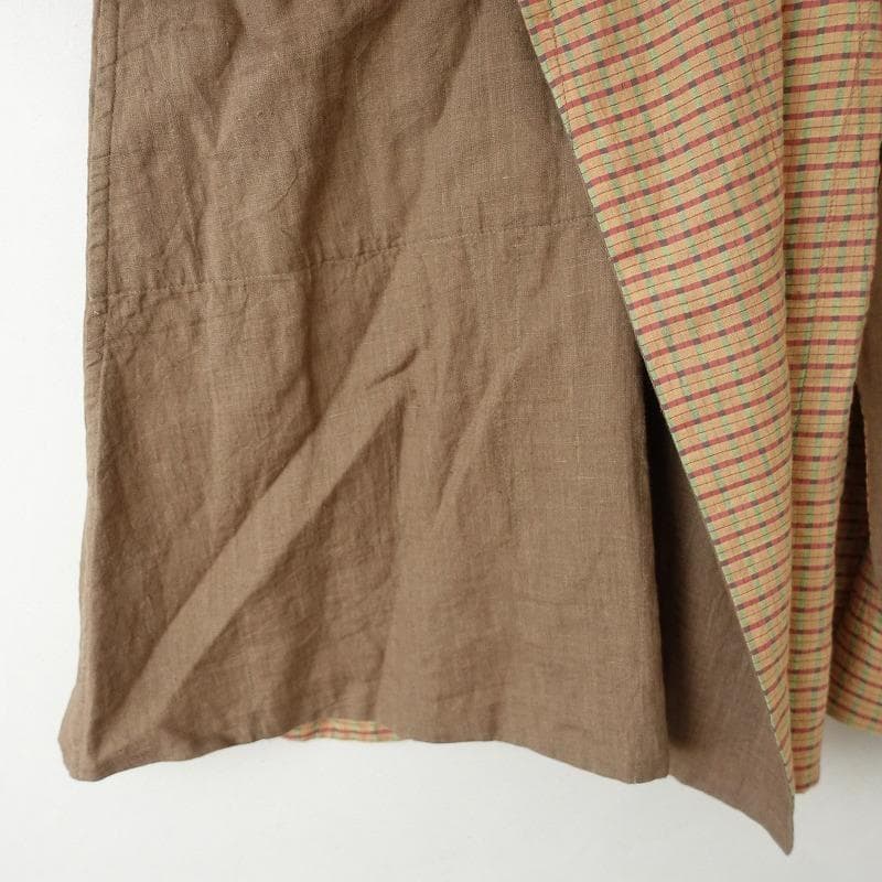 ヨーガンレール JURGEN LEHL 　リネン　Aライン　ローブ　羽織　ロング