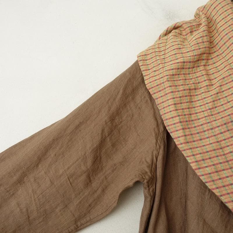 ヨーガンレール JURGEN LEHL 　リネン　Aライン　ローブ　羽織　ロング