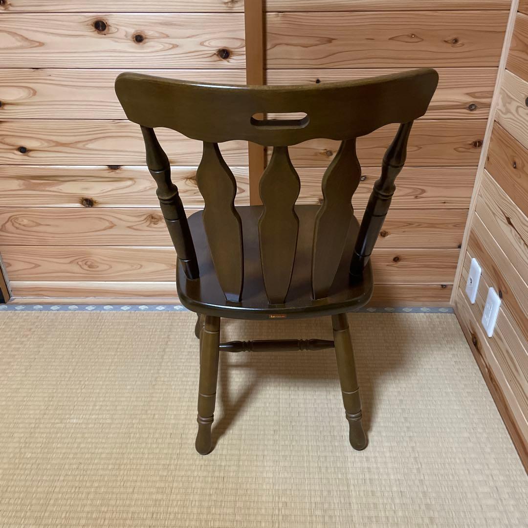 ウィンザーチェア木製 ダイニングチェアレトロビンテージ コイズミ　③