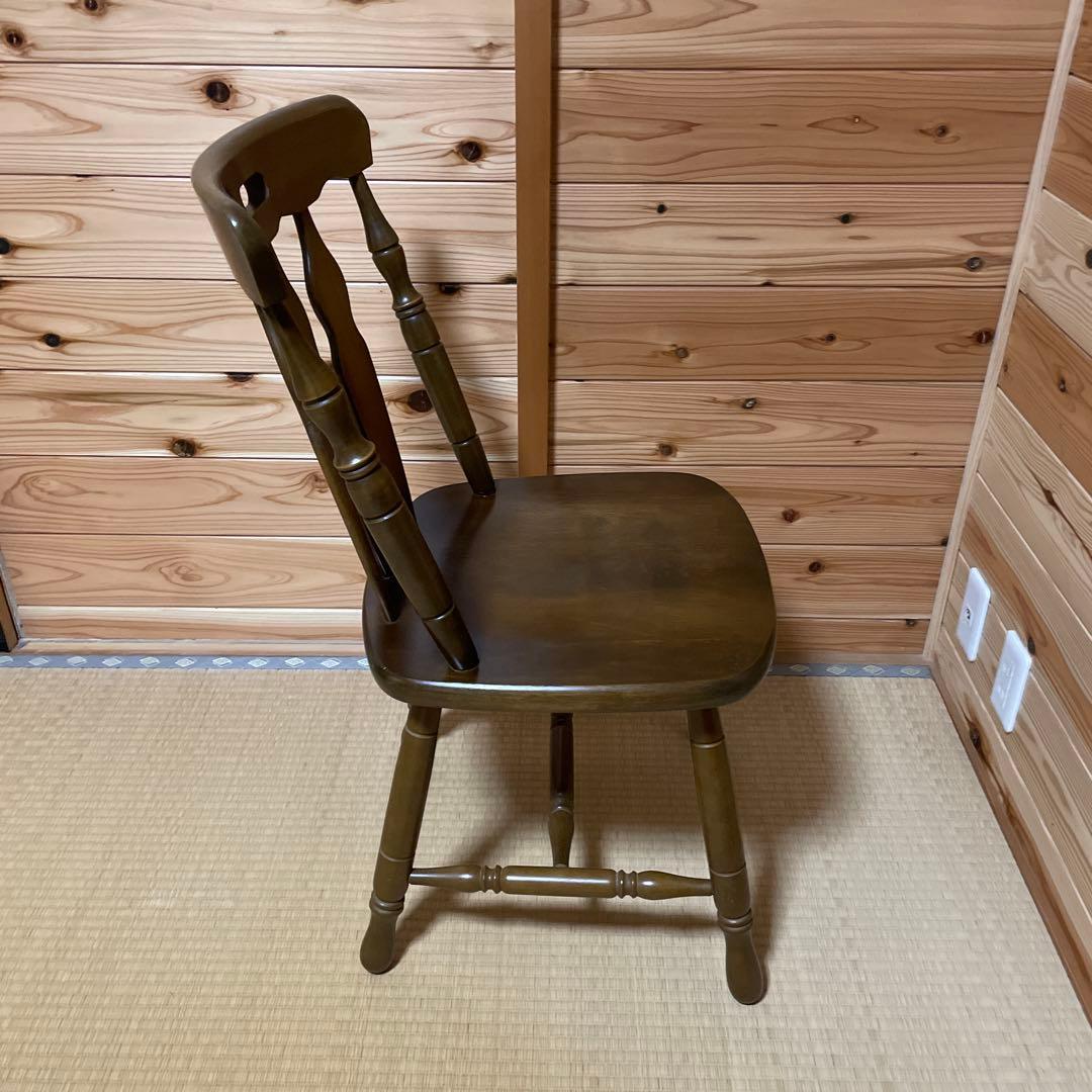 ウィンザーチェア木製 ダイニングチェアレトロビンテージ コイズミ　③