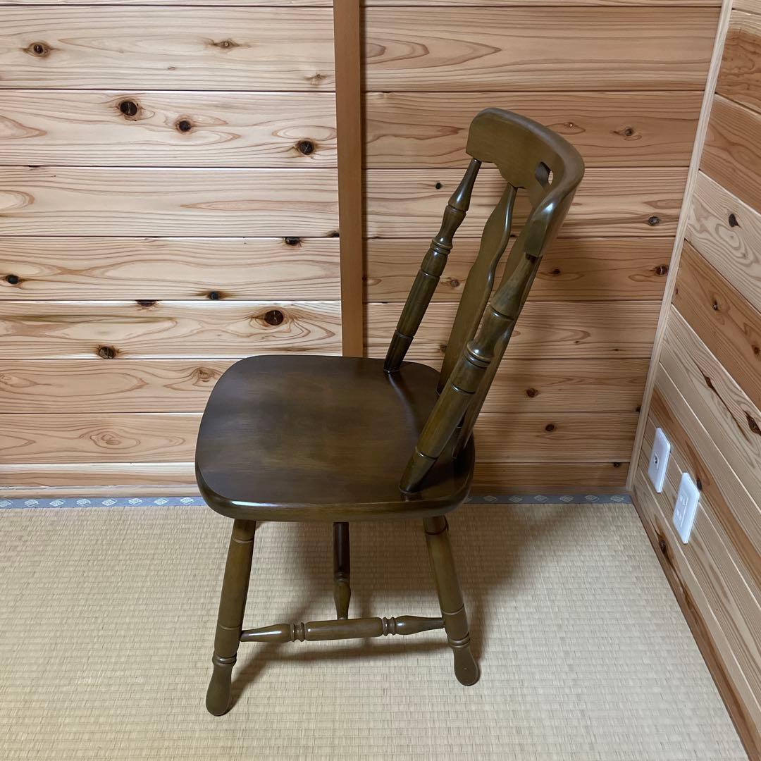 ウィンザーチェア木製 ダイニングチェアレトロビンテージ コイズミ　③
