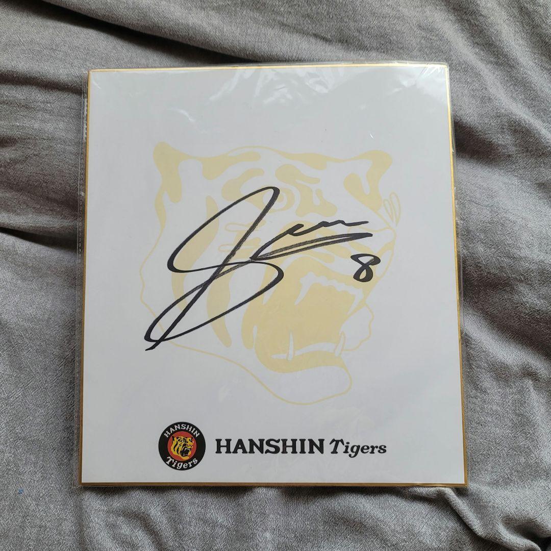 阪神タイガース 佐藤輝明 直筆サイン色紙